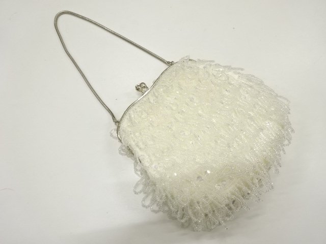ビーズ　ハンドバッグ